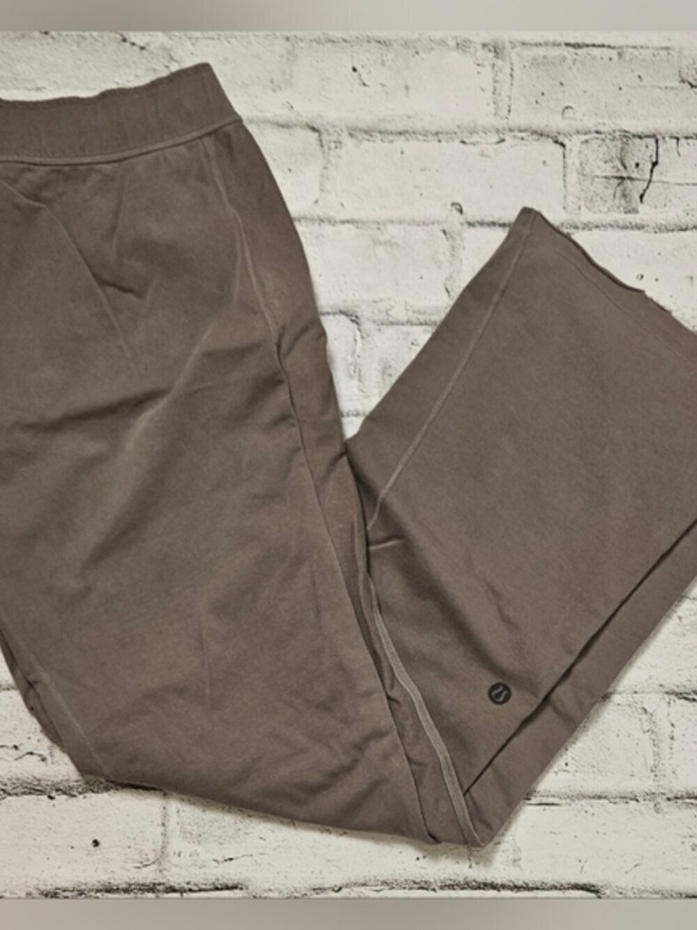 Lululemon Kung Fu Pants Mens M Brown Wide Leg Yoga Lounge Vintage